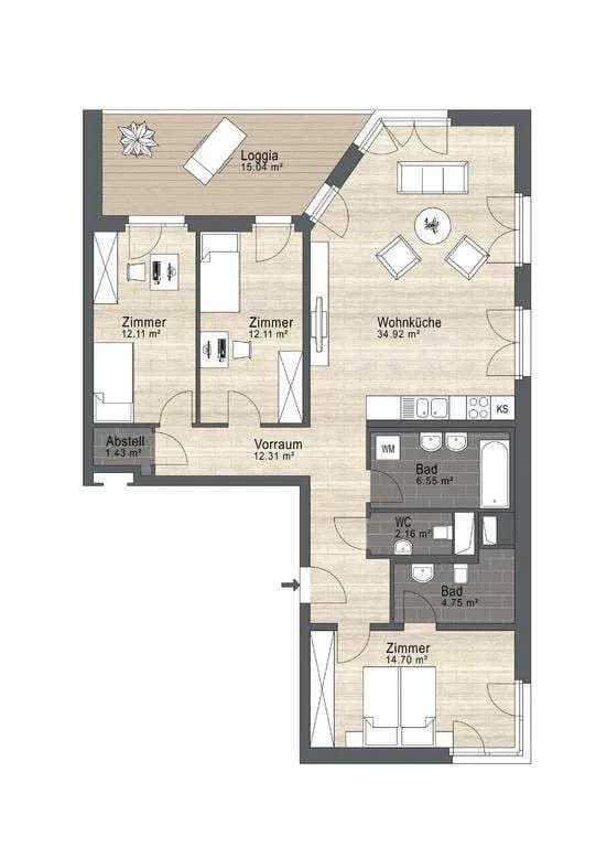 Wohnung mieten in Wien – Bild 7 von 7