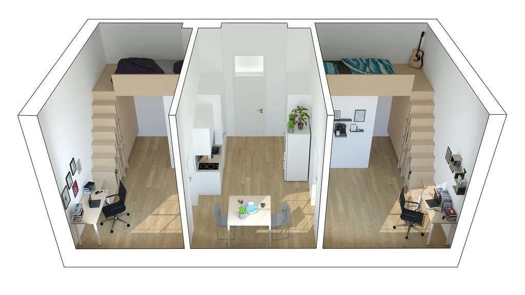 1-Zimmer-Wohnung mieten in Steyr – 10,85 m², € 474 – Bild 3 von 11