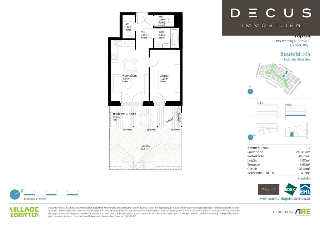 Immobilie kaufen in Wien – 45,97 m², € 314.100 – Bild 12 von 12