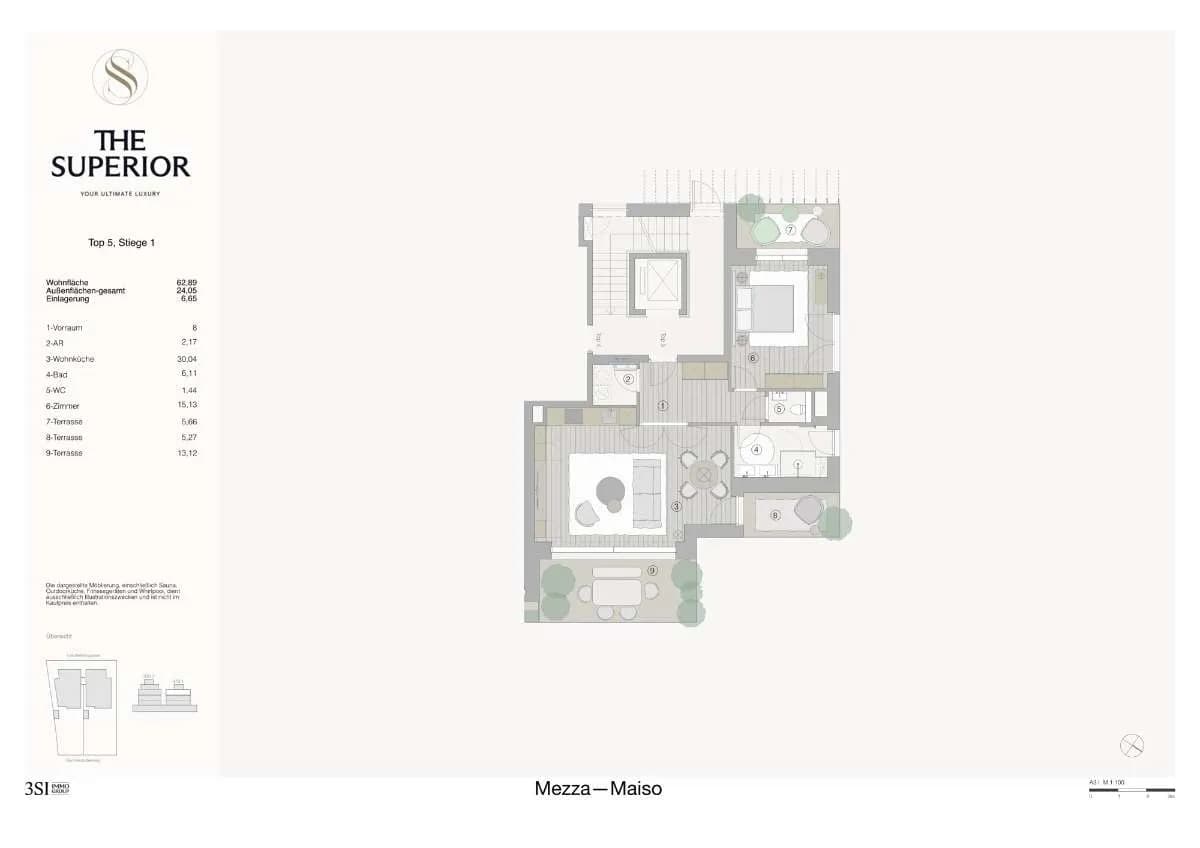 2-Zimmer-Wohnung kaufen in Wien – 62,98 m², € 915.000 – Bild 7 von 7
