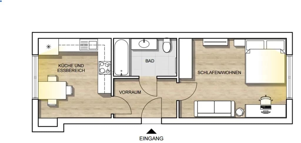 2-Zimmer-Wohnung kaufen in Graz – 39 m², € 120.000 – Bild 9 von 9