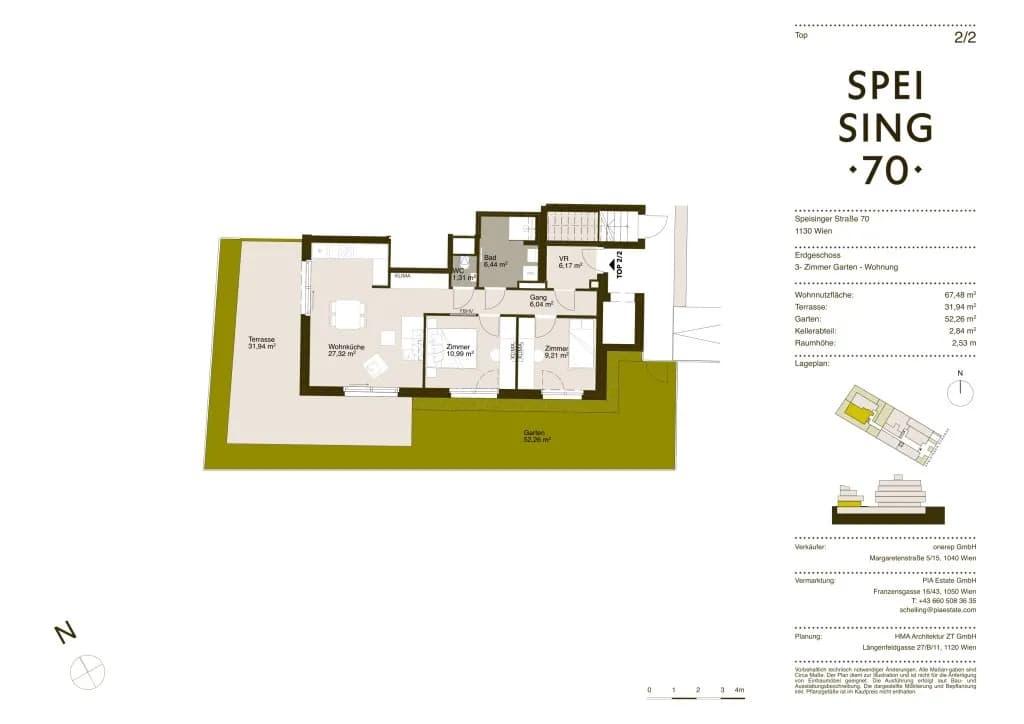 3-Zimmer-Wohnung kaufen in Wien – 67,45 m², € 670.000 – Bild 15 von 16