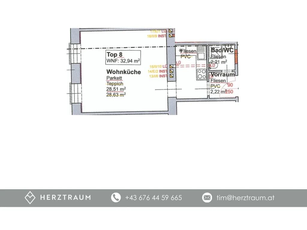 1-Zimmer-Wohnung kaufen in Wien – 32,94 m², € 164.550 – Bild 8 von 8