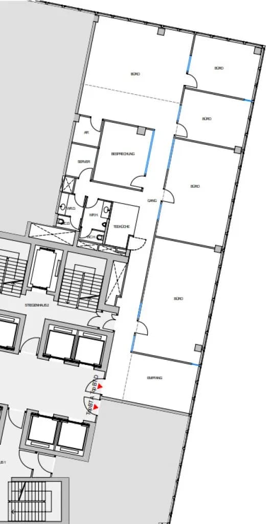 6-Zimmer-Gewerbeimmobilie mieten in Wien – 304 m², € 6.642 – Bild 8 von 8