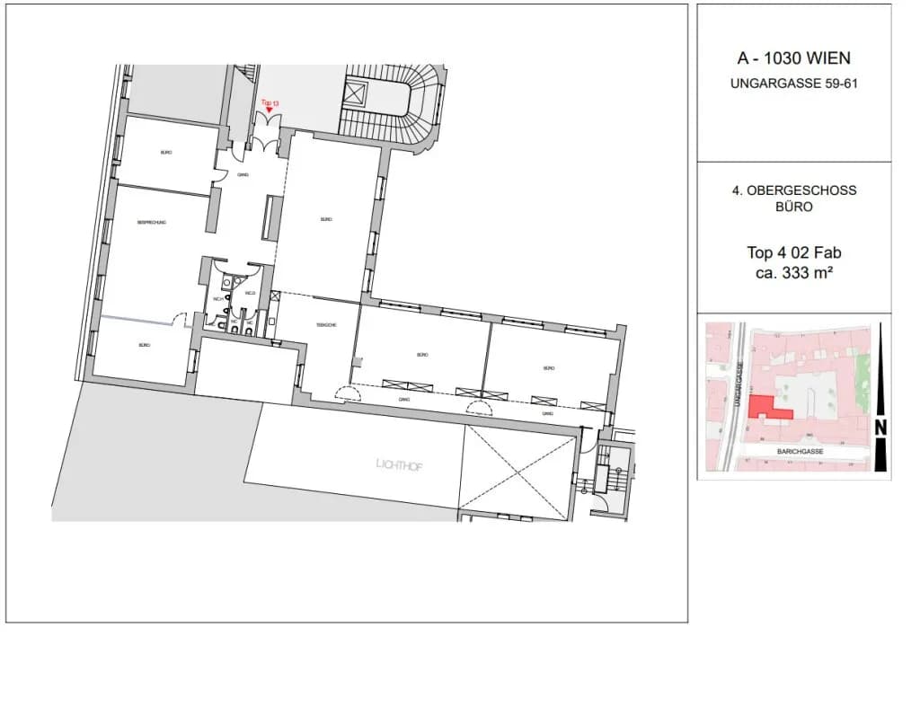 6-Zimmer-Gewerbeimmobilie mieten in Wien – 333 m², € 6.090 – Bild 7 von 7