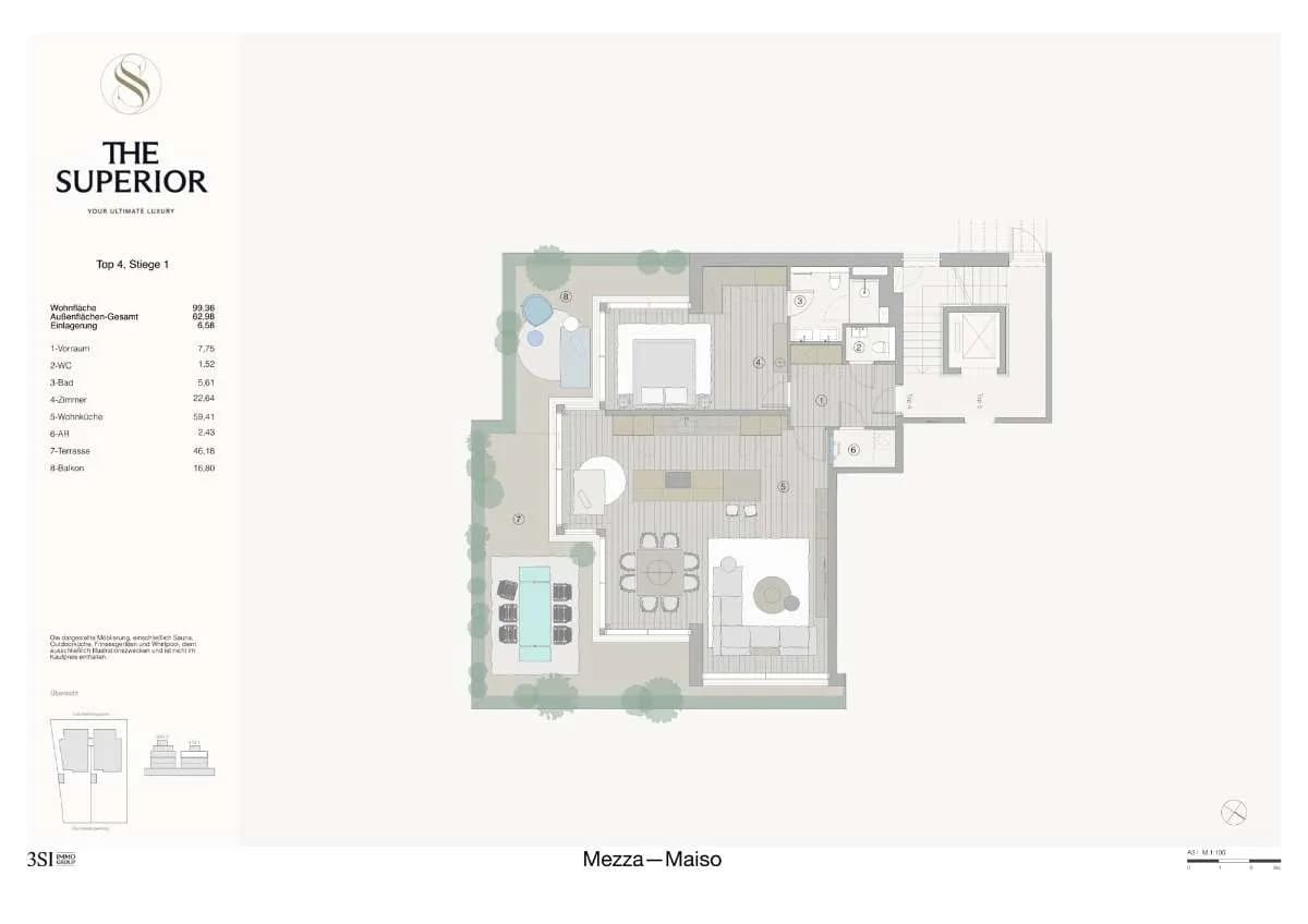 2-Zimmer-Wohnung kaufen in Wien – 99,36 m², € 1.599.000 – Bild 7 von 7