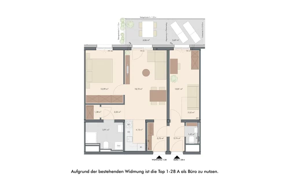 3-Zimmer-Wohnung kaufen in Wien – 66,79 m², € 398.000 – Bild 19 von 19