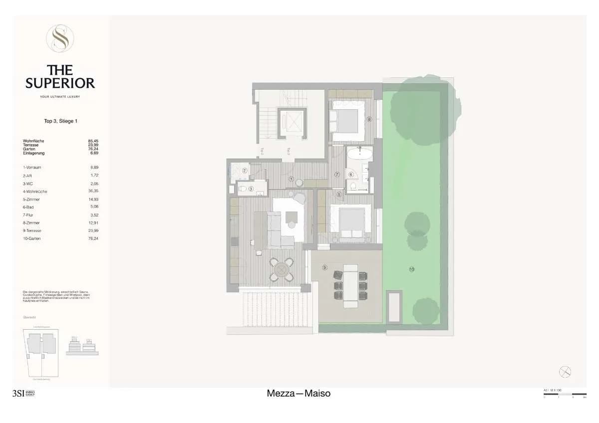 3-Zimmer-Wohnung kaufen in Wien – 85,45 m², € 1.199.000 – Bild 5 von 5