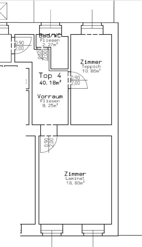 2-Zimmer-Wohnung kaufen in Wien – 40,18 m², € 136.700 – Bild 4 von 4