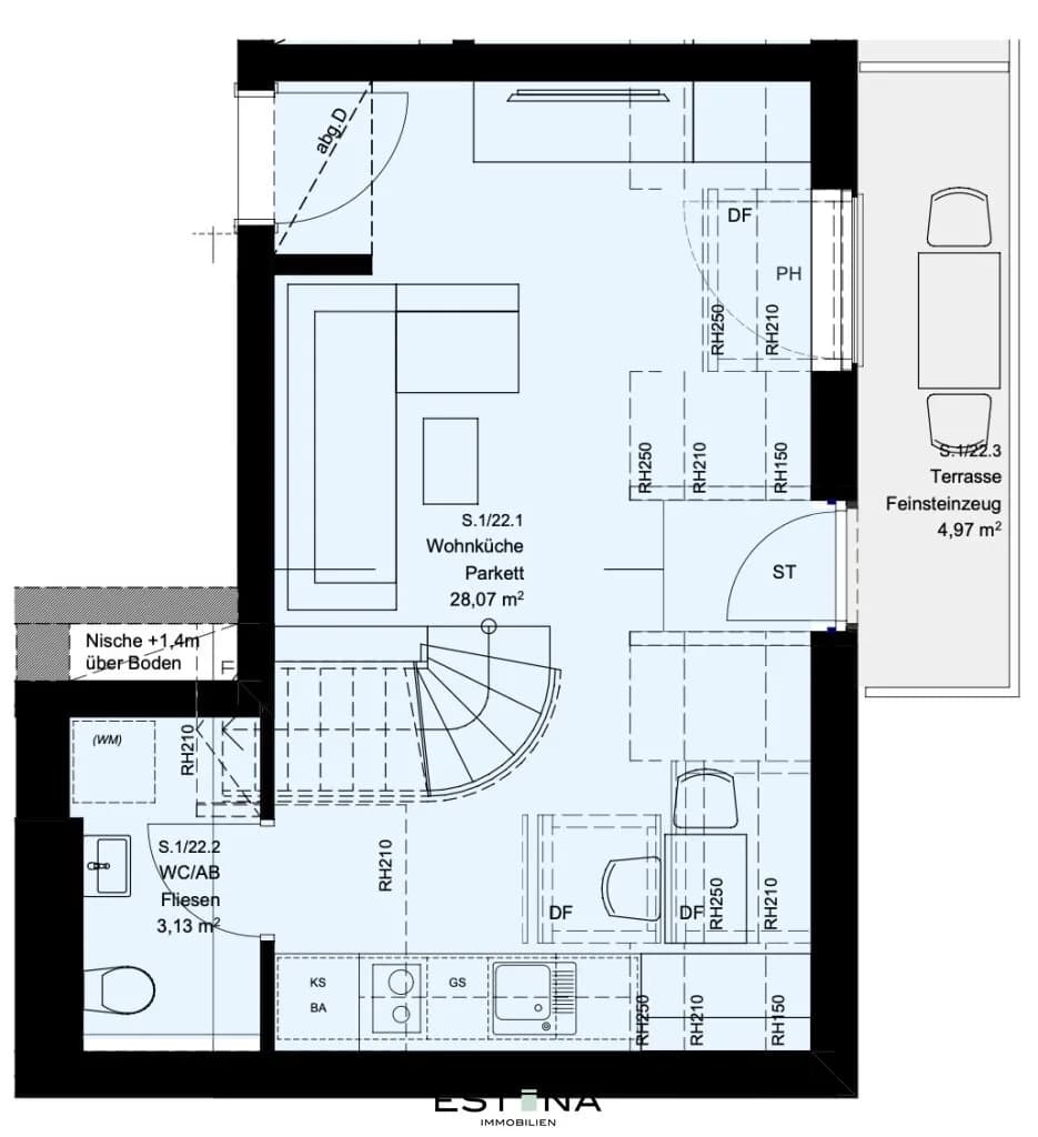 2-Zimmer-Wohnung kaufen in Wien – 52,29 m², € 349.900 – Bild 13 von 14