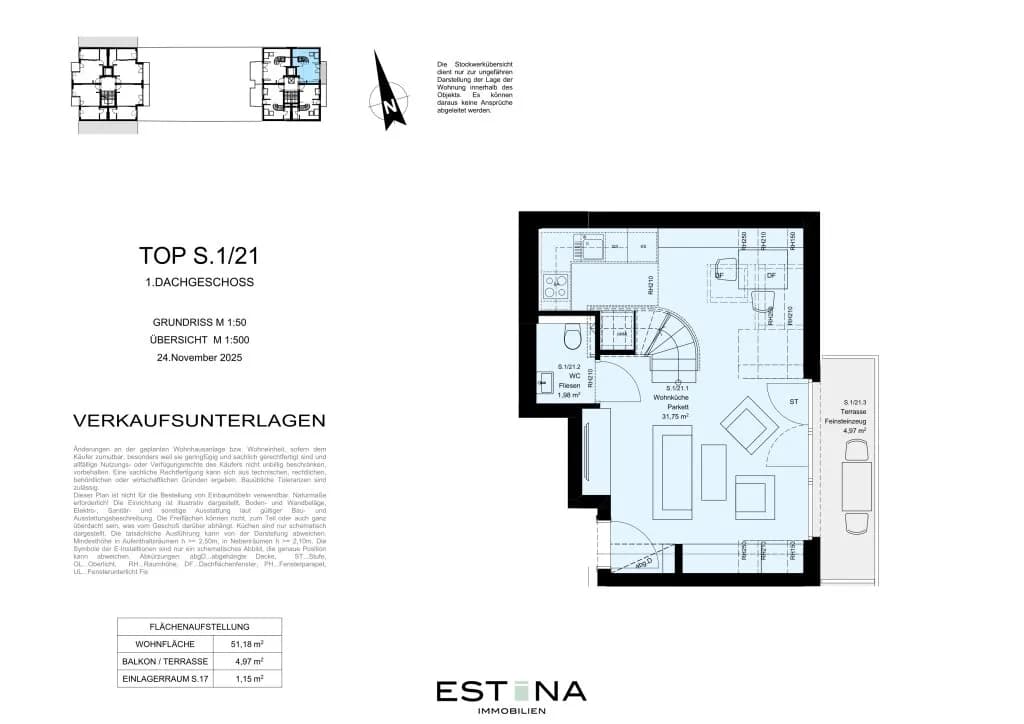 2-Zimmer-Wohnung kaufen in Wien – 51,18 m², € 334.900 – Bild 13 von 16