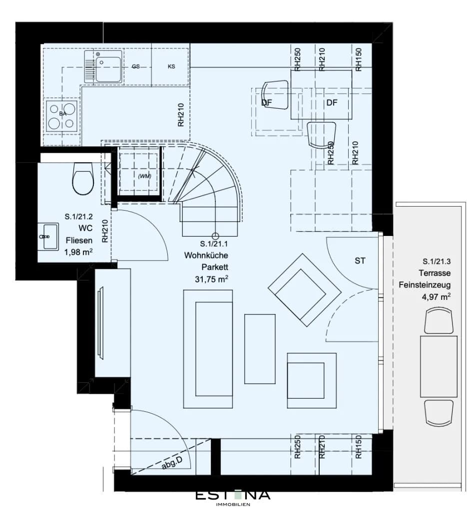 2-Zimmer-Wohnung kaufen in Wien – 51,18 m², € 334.900 – Bild 15 von 16