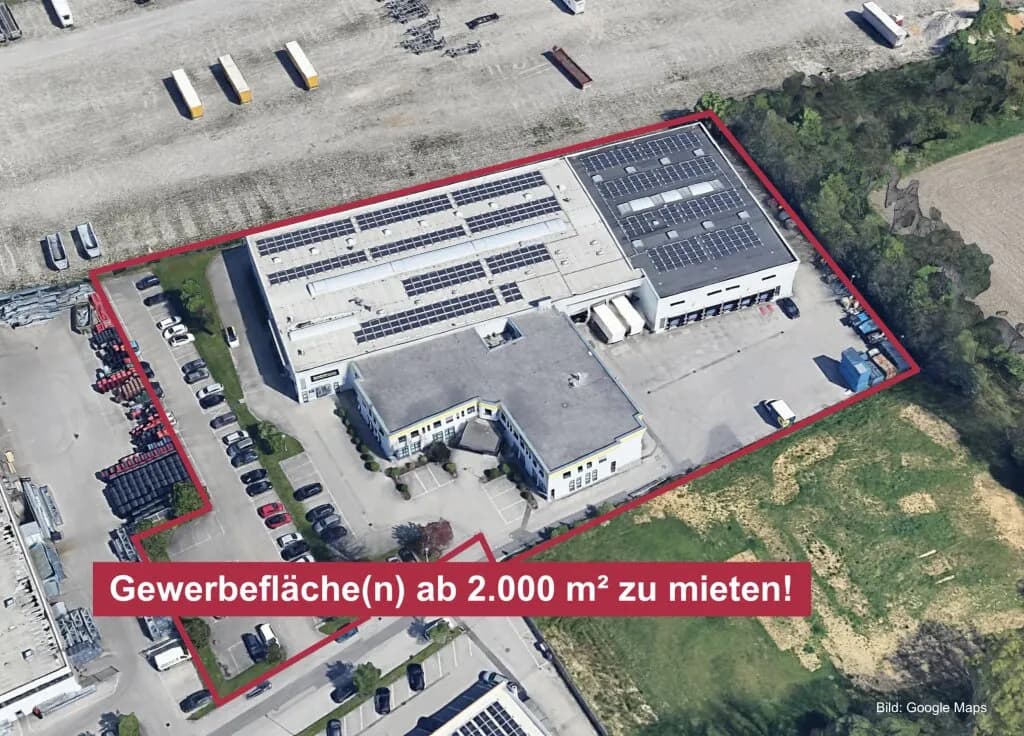Gewerbeimmobilie mieten in Wels – 4 000 m², € 5