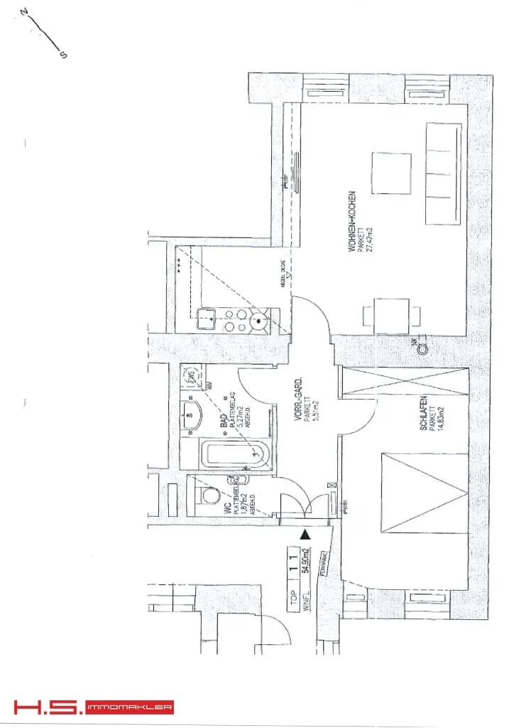 2-Zimmer-Wohnung kaufen in Wien – 55 m², € 346.000 – Bild 16 von 16