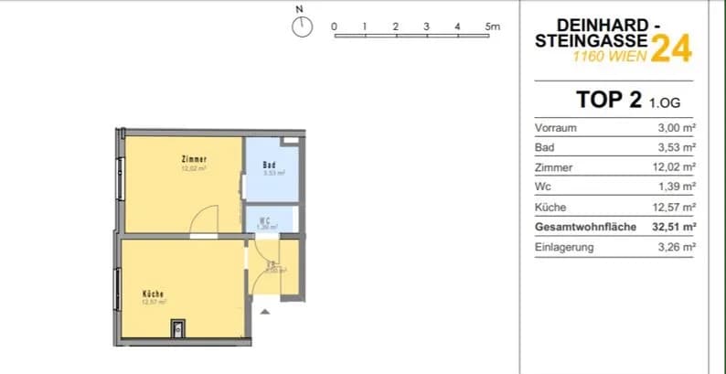 2-Zimmer-Wohnung mieten in Wien – 38 m², € 785 – Bild 17 von 20