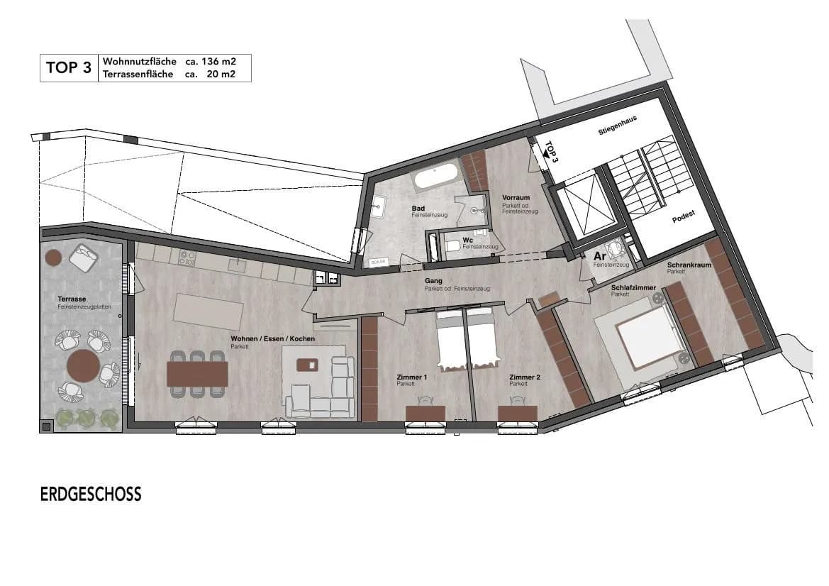 12-Zimmer-Gewerbeimmobilie kaufen in Linz – 420,55 m² – Bild 14 von 22