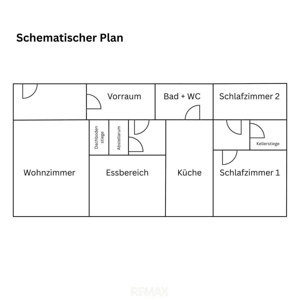 3-Zimmer-Haus kaufen in Horn – 80 m², € 139.000 – Bild 16 von 17