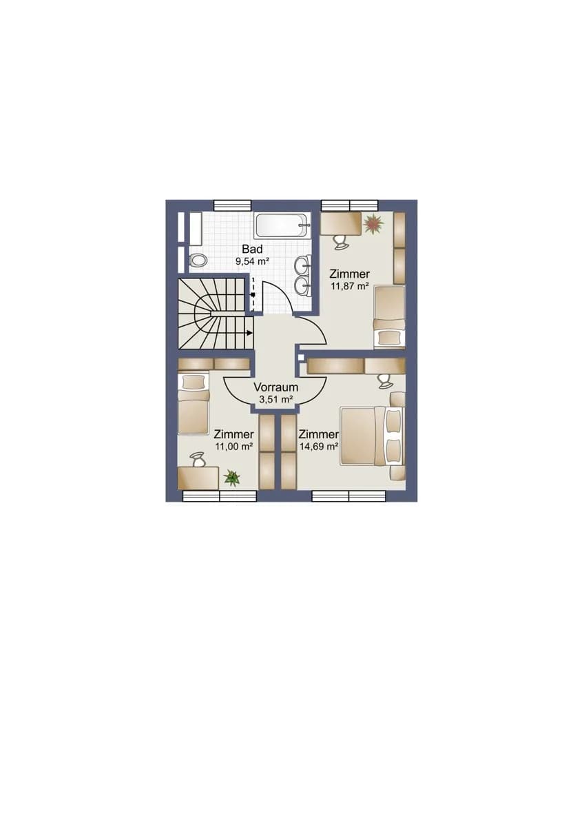 4-Zimmer-Haus kaufen in Klagenfurt Land – 103,59 m², € 299.900 – Bild 9 von 9