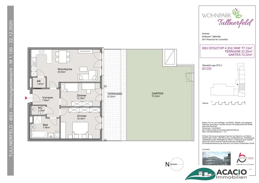 3-Zimmer-Wohnung mieten in Tulln – 77,13 m², € 1.247 – Bild 15 von 15