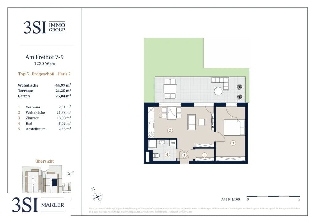 2-Zimmer-Wohnung kaufen in Wien – 44,97 m², € 294.000 – Bild 18 von 18