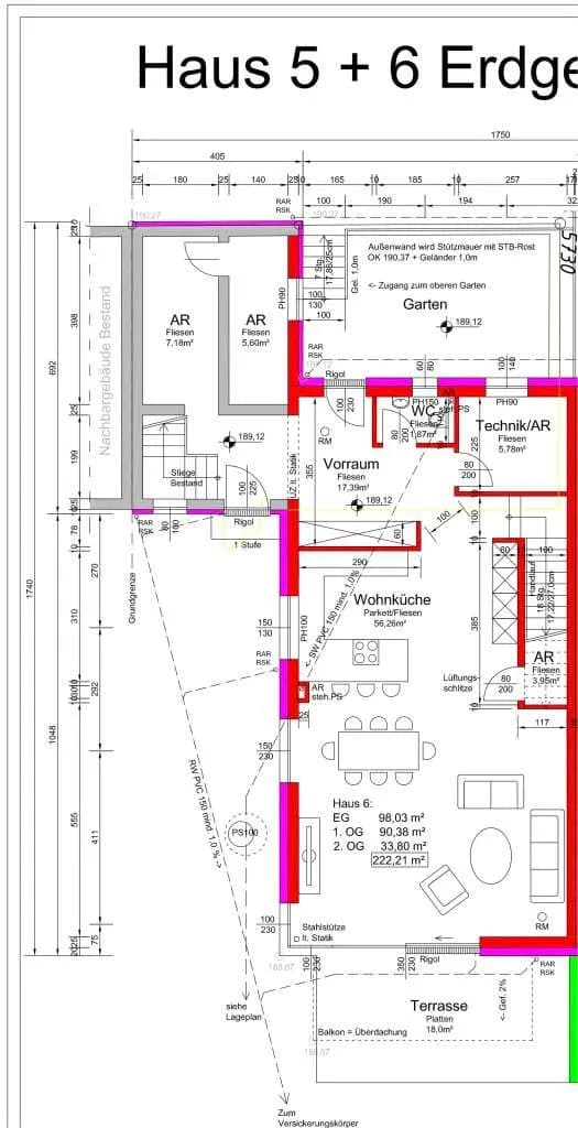 6-Zimmer-Haus kaufen in Mödling – 222,21 m², € 799.000 – Bild 8 von 14