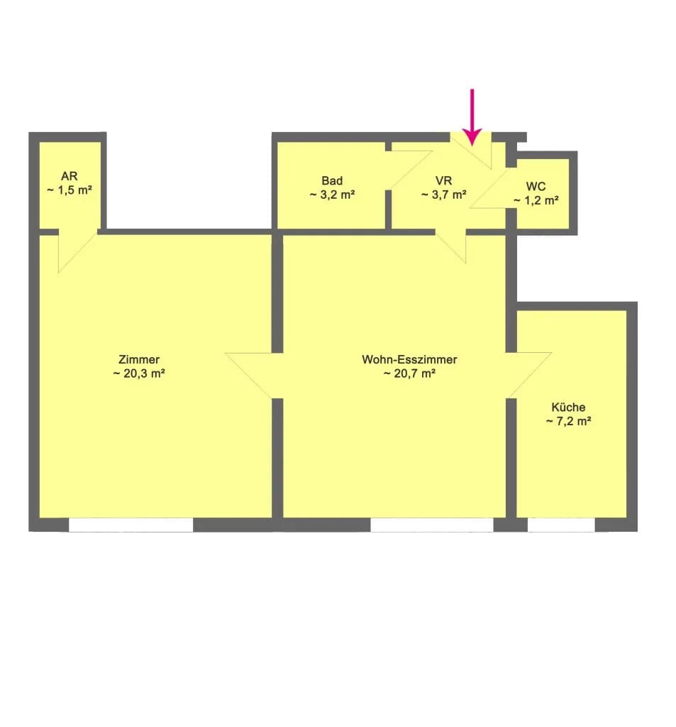 2-Zimmer-Wohnung kaufen in Wien – 58 m², € 260.000 – Bild 12 von 12