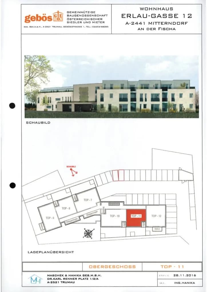 2-Zimmer-Wohnung mieten in Baden – 58,31 m², € 725 – Bild 5 von 6