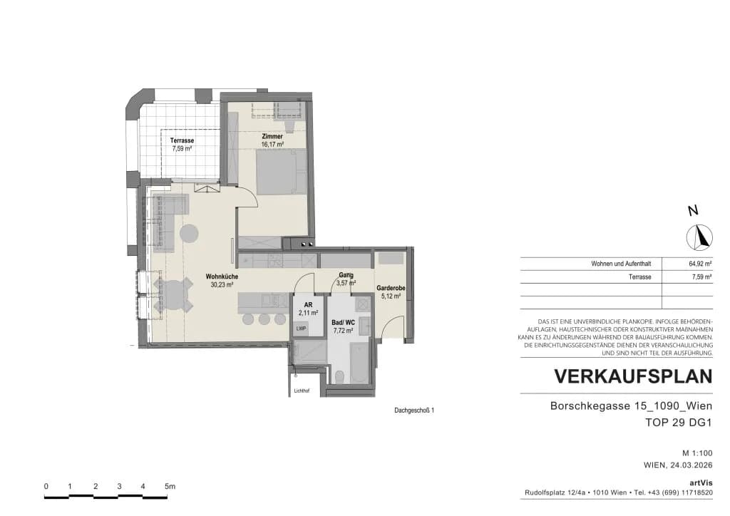 Wohnung kaufen in Wien – 64,92 m², € 599.000 – Bild 9 von 9