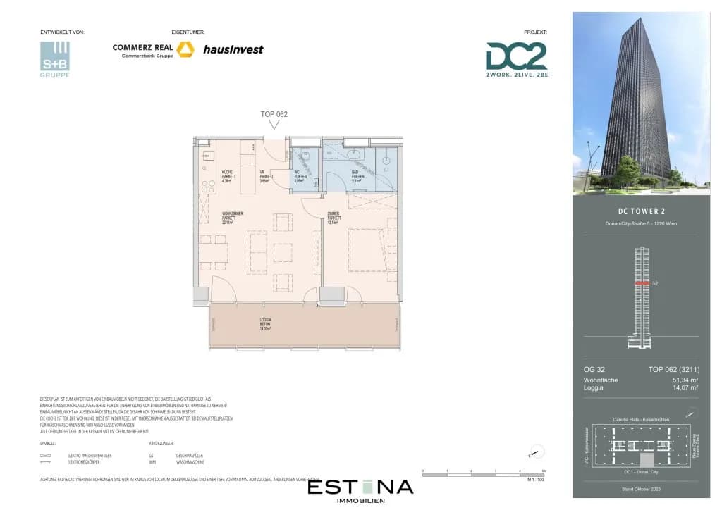 2-Zimmer-Wohnung mieten in Wien – 51,33 m², € 1.750 – Bild 15 von 16