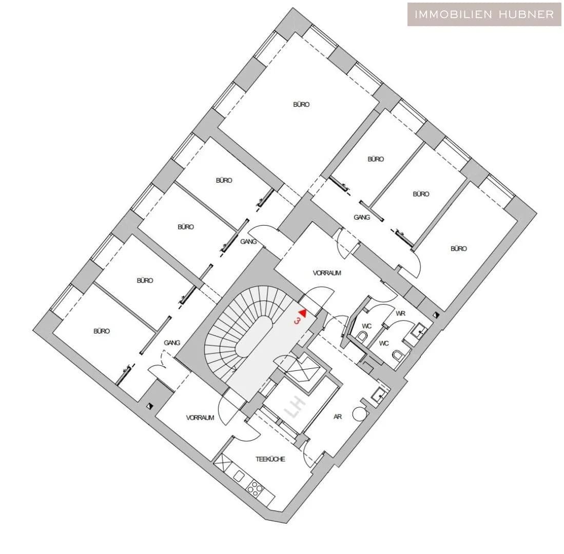 8-Zimmer-Gewerbeimmobilie mieten in Wien – 158 m², € 4.179 – Bild 6 von 8