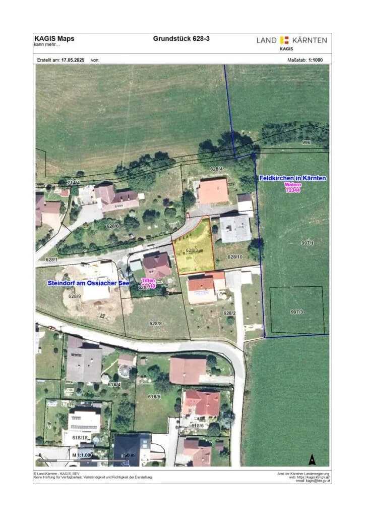 Grundstück kaufen in Feldkirchen – 659 m², € 69.000 – Bild 4 von 9