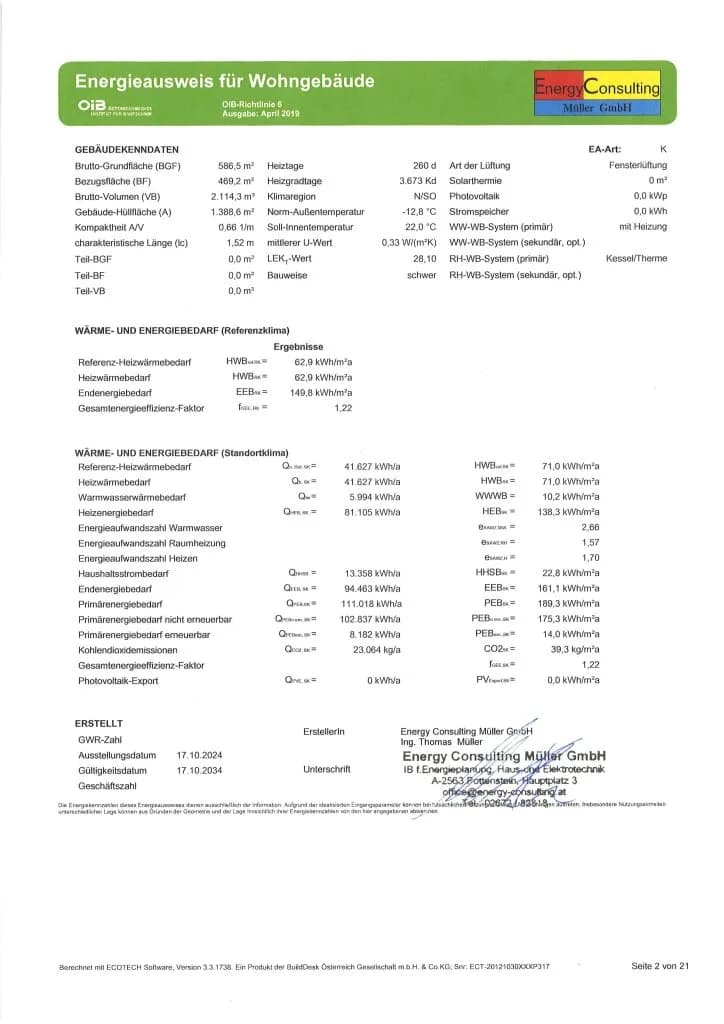 2-Zimmer-Wohnung mieten in Baden – 61,29 m², € 669 – Bild 24 von 25