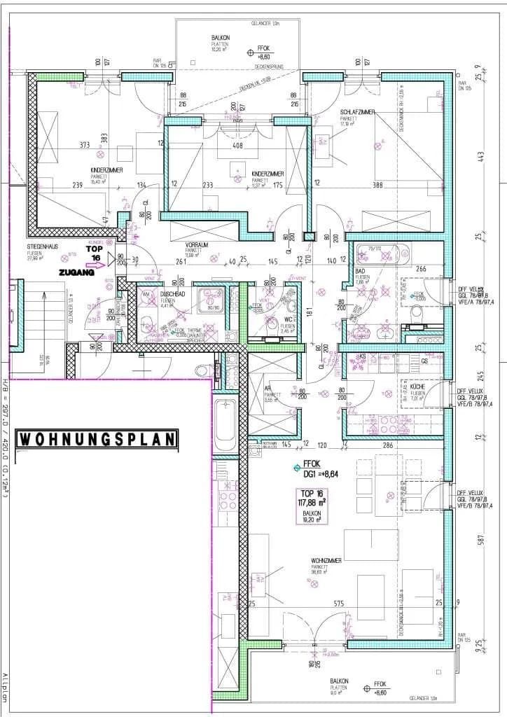 4-Zimmer-Wohnung mieten in Wien – 117,88 m², € 2.373 – Bild 23 von 23