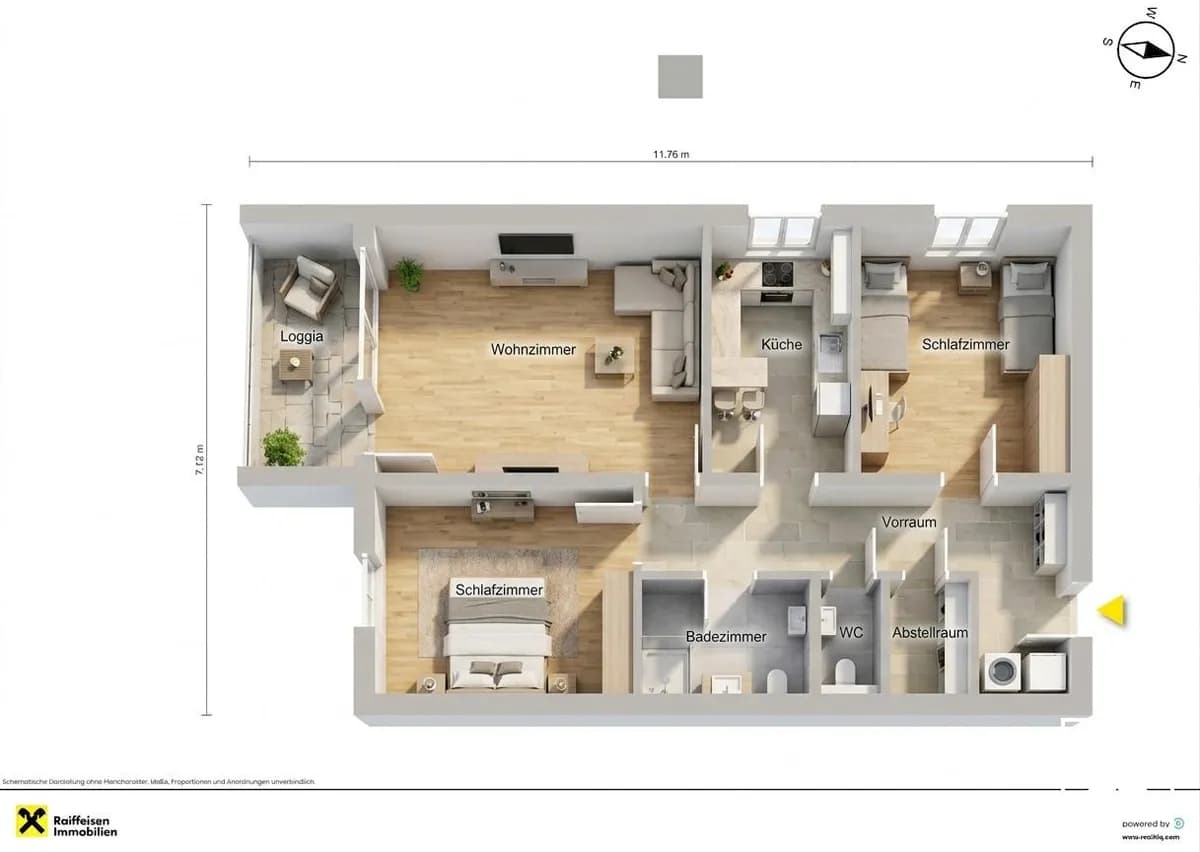 4-Zimmer-Wohnung kaufen in Scheibbs – 74,6 m², € 125.000 – Bild 19 von 19
