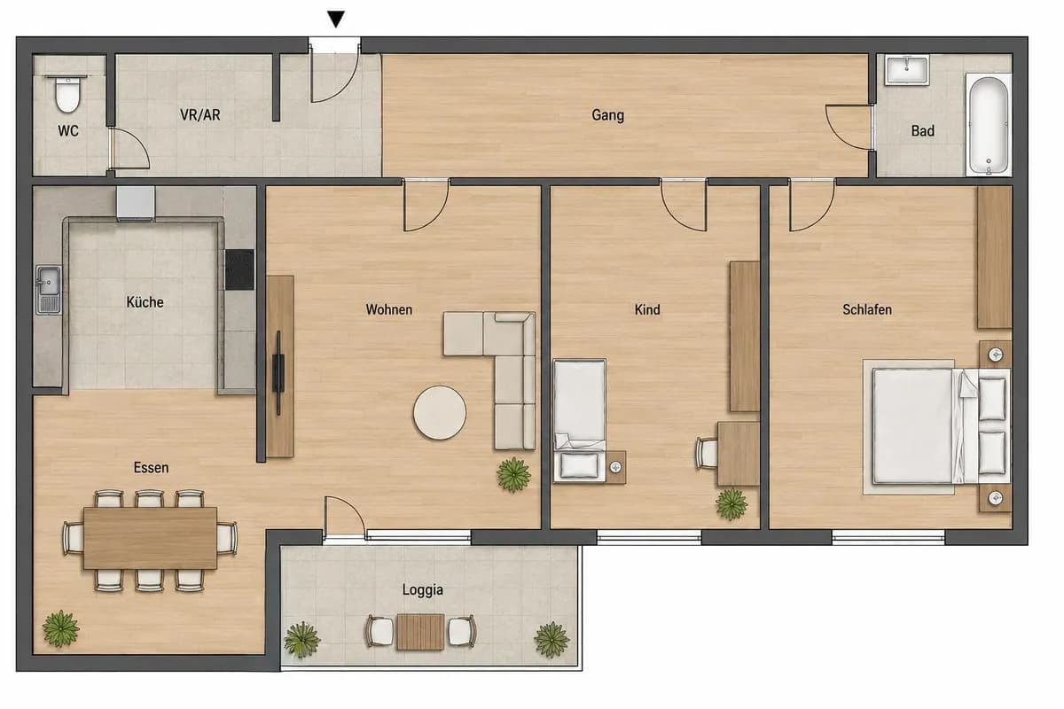 3-Zimmer-Wohnung kaufen in Graz – 85 m², € 330.000 – Bild 11 von 11