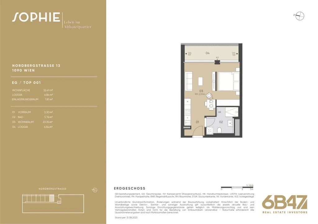 2-Zimmer-Wohnung kaufen in Wien – 32,41 m², € 295.000 – Bild 13 von 13