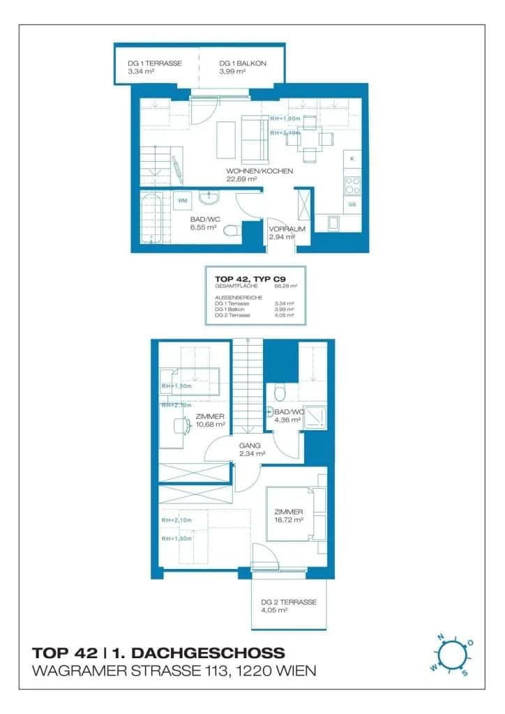 3-Zimmer-Wohnung kaufen in Wien – 66,28 m², € 493.726 – Bild 13 von 13