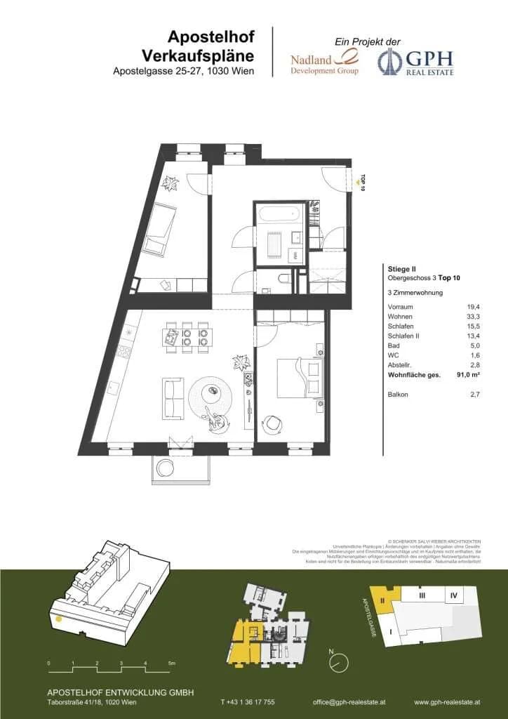 3-Zimmer-Wohnung kaufen in Wien – 91 m², € 747.930 – Bild 22 von 22