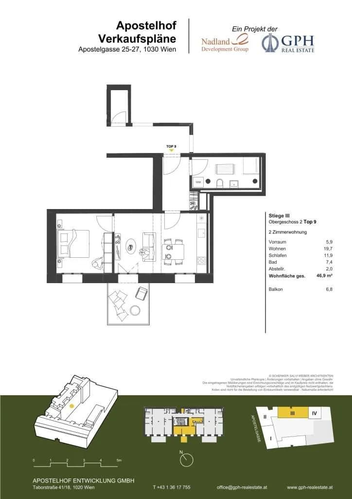 2-Zimmer-Wohnung kaufen in Wien – 47,1 m², € 426.930 – Bild 47 von 47