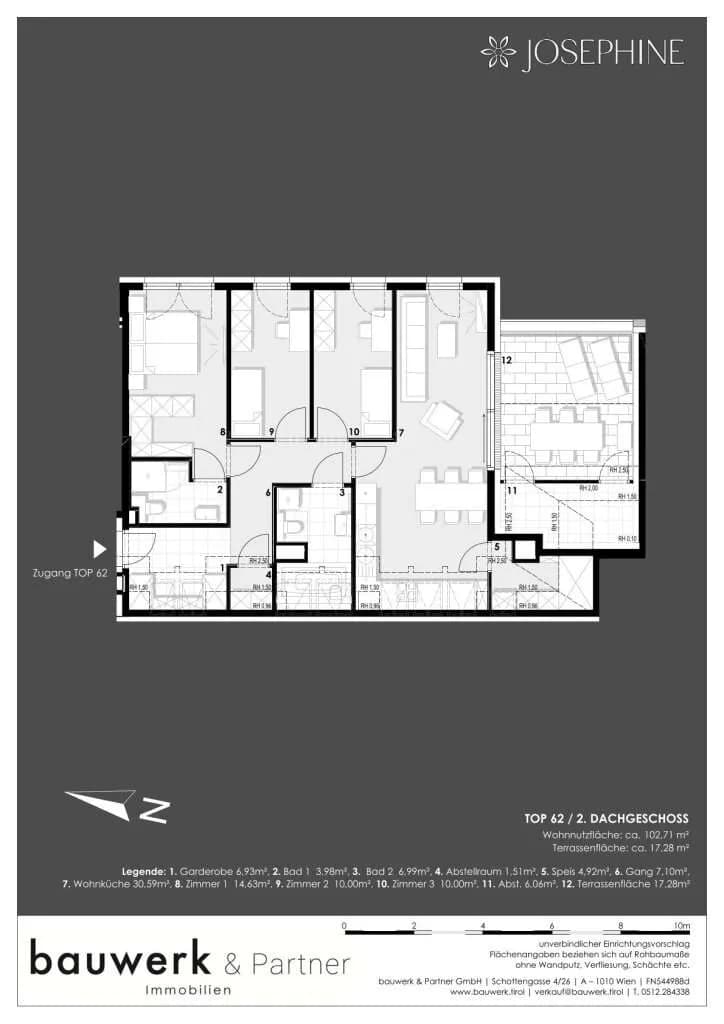 4-Zimmer-Wohnung kaufen in Wien – 111,94 m², € 1.188.800 – Bild 11 von 11