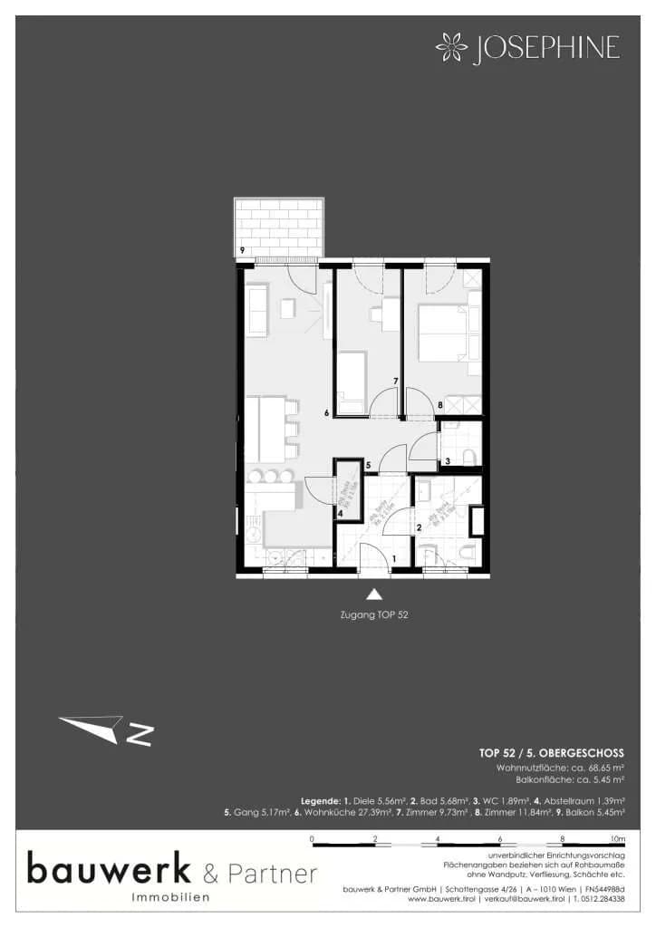3-Zimmer-Wohnung kaufen in Wien – 68,66 m², € 688.900 – Bild 11 von 11