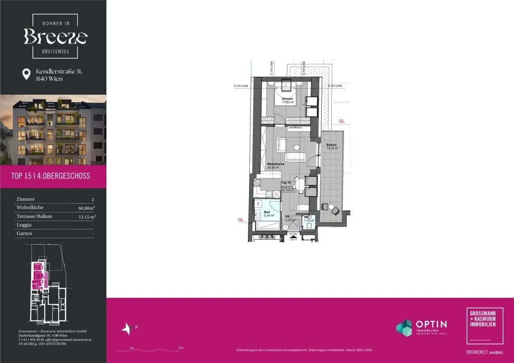 2-Zimmer-Wohnung kaufen in Wien – 60 m², € 447.588 – Bild 13 von 13