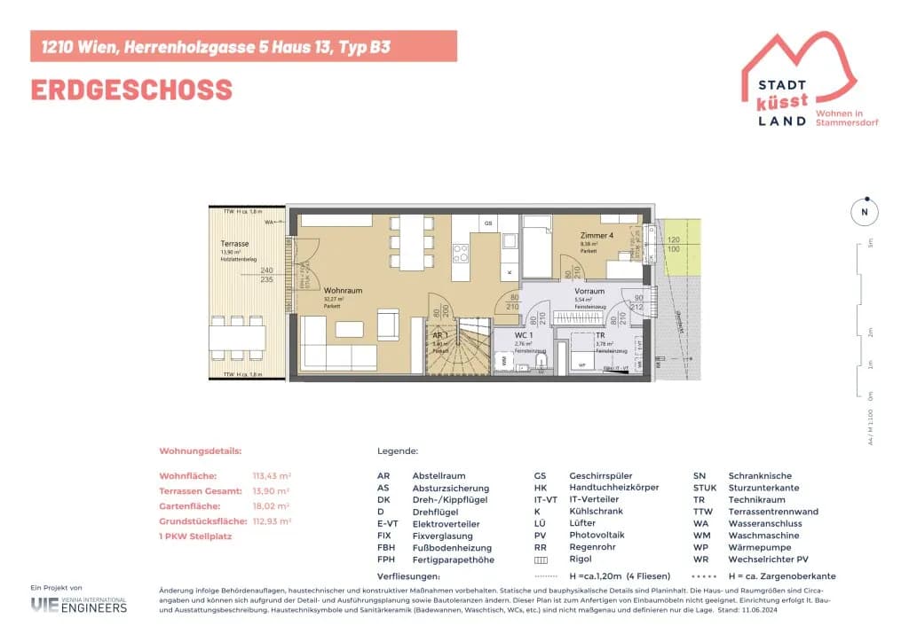 5-Zimmer-Haus kaufen in Wien – 114 m², € 589.900 – Bild 20 von 22