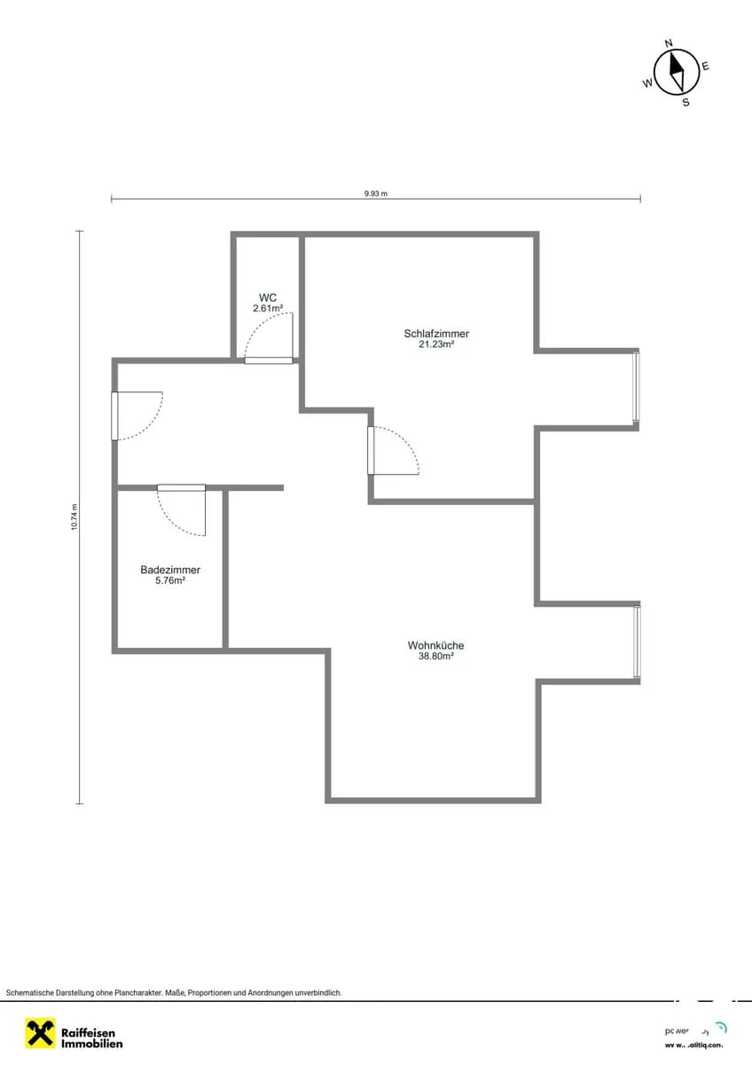 2-Zimmer-Wohnung kaufen in Scheibbs – 70,63 m², € 177.100 – Bild 11 von 12