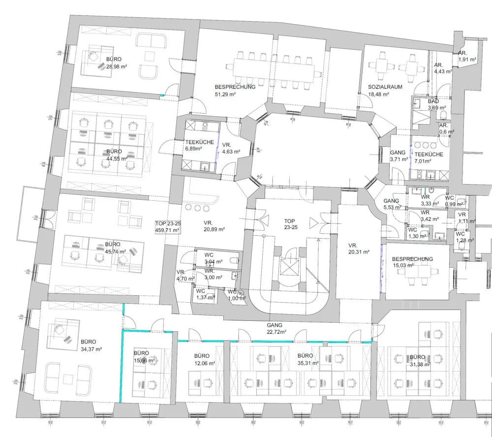 Gewerbeimmobilie mieten in Wien – 460 m², € 25 – Bild 11 von 11