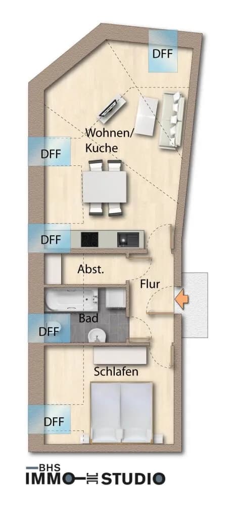 2-Zimmer-Wohnung kaufen in Graz – 58,85 m², € 189.900 – Bild 22 von 23