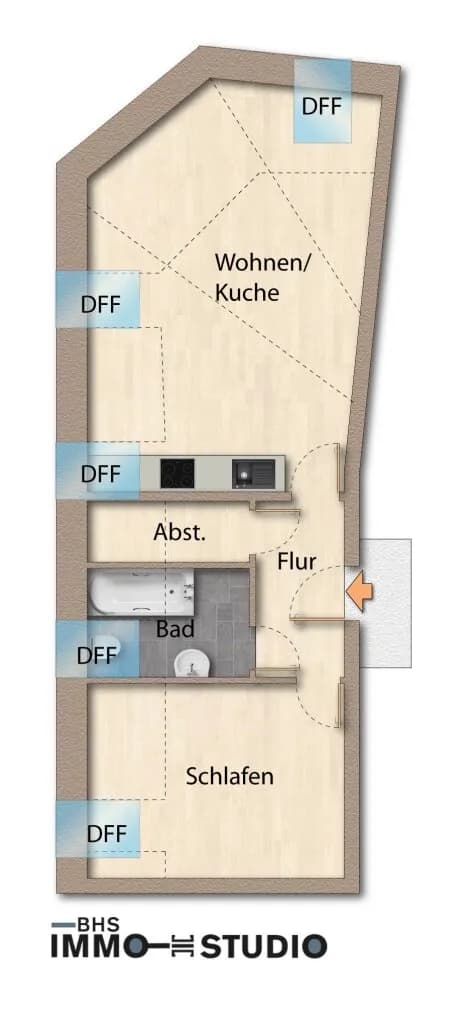 2-Zimmer-Wohnung kaufen in Graz – 58,85 m², € 189.900 – Bild 23 von 23