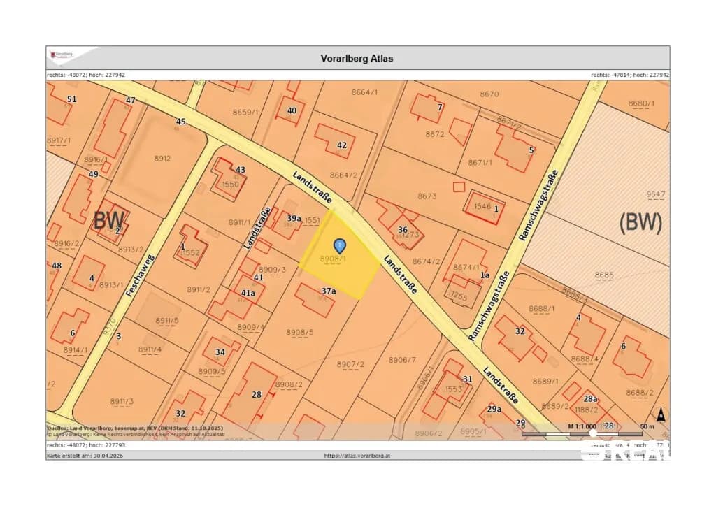 Grundstück kaufen in Bludenz – 648 m², € 360.000 – Bild 13 von 13