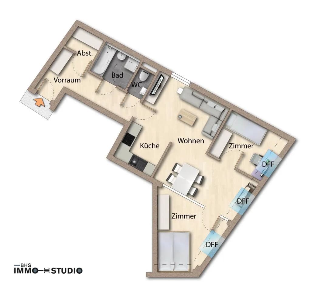 3-Zimmer-Wohnung kaufen in Graz – 79 m², € 228.900 – Bild 12 von 12