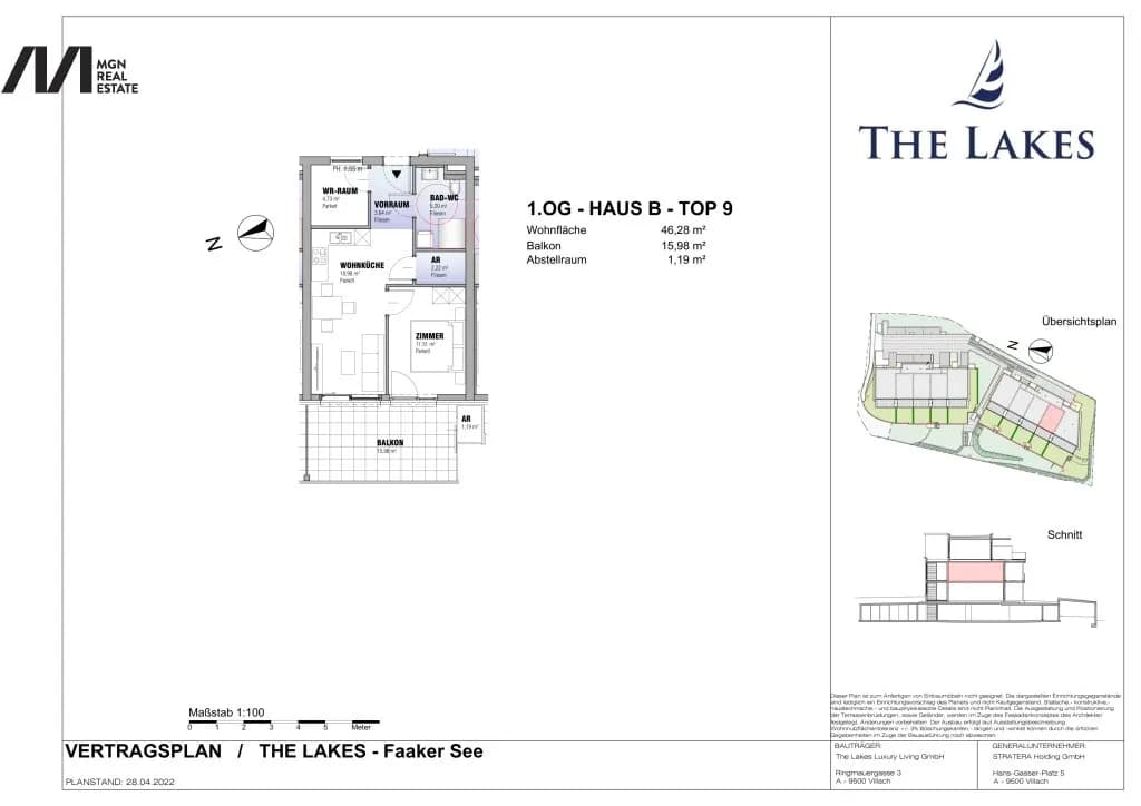 2-Zimmer-Wohnung kaufen in Villach – 46,28 m², € 599.000 – Bild 7 von 8